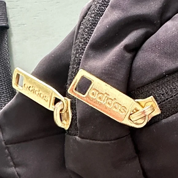 adidas Black Waist Pack with White Logo - Picture 2 of 4